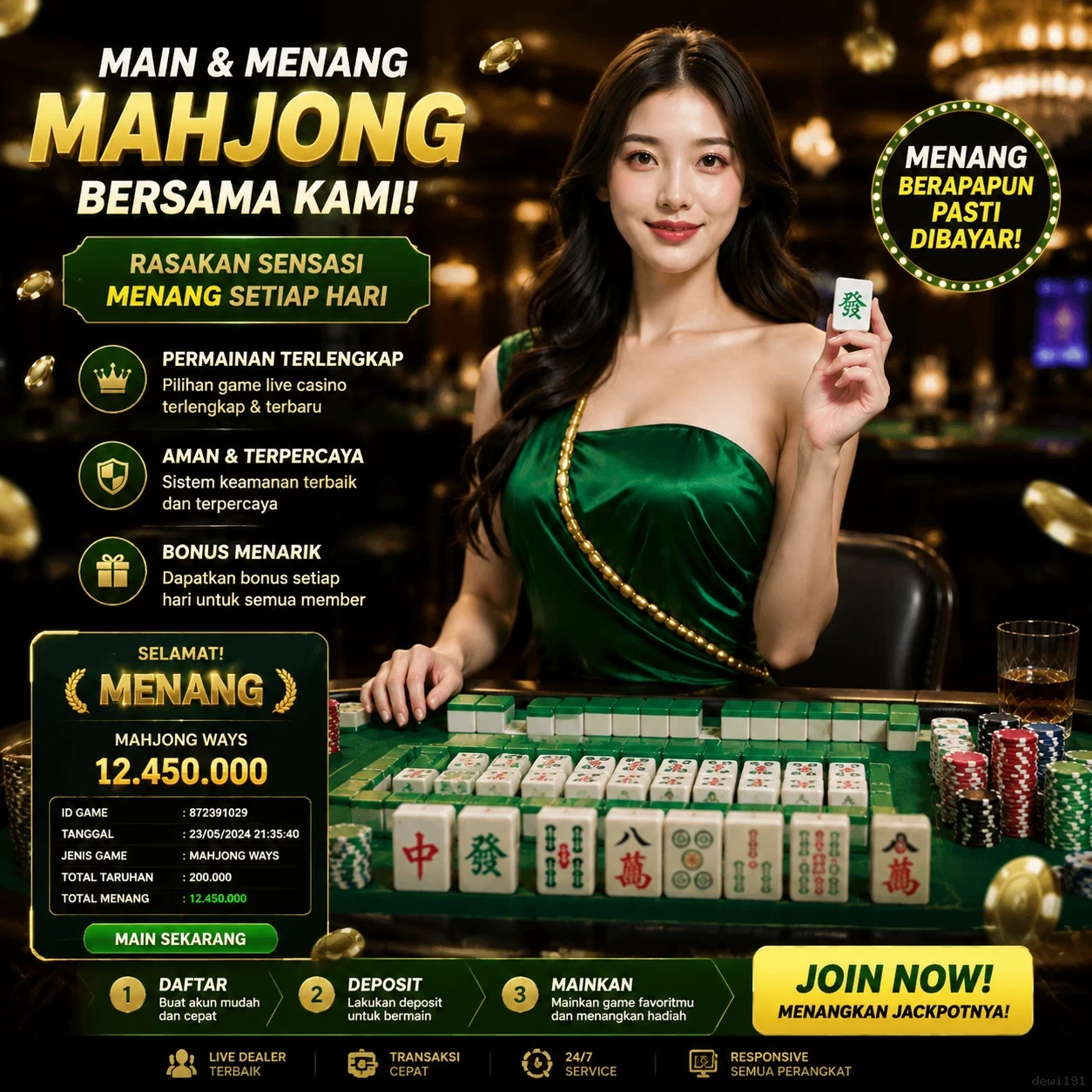 Aplikasi dewi191 Android